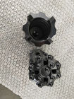 Μαύρο μικρό κομμάτι τρυπανιών κουμπιών υψηλή ακρίβεια 4 τρυπών T38 64mm βράχου εργαλείων διατρήσεων
