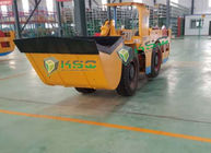 Πορτοκαλιά μηχανή απορρίψεων έλξης φορτίων  που χρησιμοποιείται ως πολυ - εξοπλισμός ρόλου