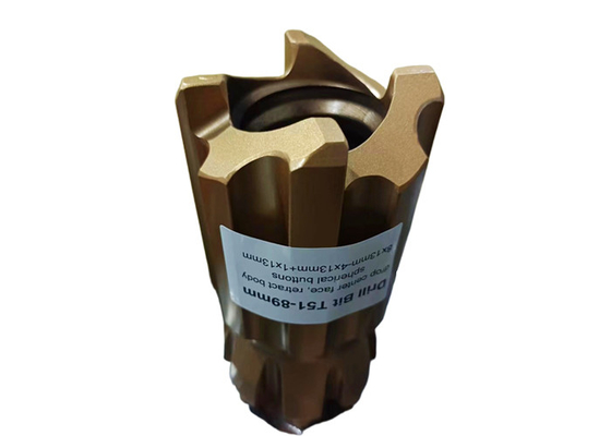 T51-89mm Retrac Tungsten Carbide Drill Bit για μακροχρόνια απόδοση γεώτρησης
