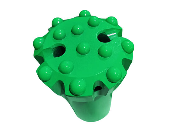 Κεφαλή τρυπάνιου σκληρού βράχου T51-102mm επίπεδης όψης σφαιρική κλωστή βράχος τρυπάνι κουμπί για εξόρυξη