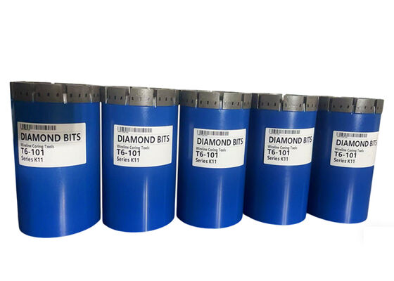 Διαμαντοφόρο στελέχη κοπής εμποτισμένα σειράς T6 για διάτρηση πολύ σκληρών πετρωμάτων με όλα τα διαθέσιμα μεγέθη