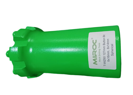 T-WIZ60-127mm Στρογγυλοποιημένο κουμπί τρυπάνις πετρώματος με κράμα χάλυβα και καρβίδες βολφραμίου για τρυπεία υψηλής απόδοσης
