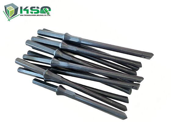H19x108mm Μήκος 228mm Σφυρήλατη Ράβδος Διάτρησης Εξάγωνης Κοντής από Υψηλό Μαγγάνιο για Εξόρυξη Σκληρού Βράχου Λατομείο