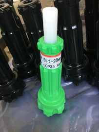 κομμάτια τρυπανιών 90mm και 105mm DTH για το πράσινο χρώμα σφυριών COP35/DHD3.5 DTH με τη βαλβίδα ποδιών