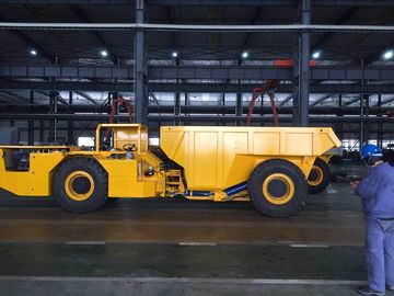 Το diesel άρθρωσε κεντρικά το φορτηγό απορρίψεων μικρής ακτινοβολίας 12tn για την υπόγεια μεταλλεία