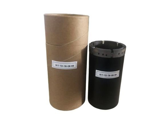 T2-76mm γονιμοποιημένο κομμάτι πυρήνων διαμαντιών για τη γεωτεχνική διάτρυση εκπυρήνωσης