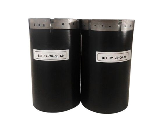 T2-76mm γονιμοποιημένο κομμάτι πυρήνων διαμαντιών για τη γεωτεχνική διάτρυση εκπυρήνωσης
