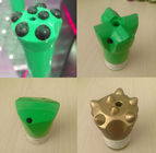 Ballictic/σφαιρικό πράσινο κομμάτι τρυπανιών κουμπιών βράχου 4/7 κουμπιά 51mm για το γρανίτη