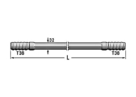 4 ίντσα/6 περασμένη κλωστή ράβδος τρυπανιών επέκτασης δεκαεξαδικού ίντσας T38 ράβδος