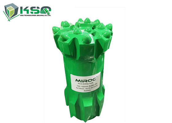 Τρυπάνι κουμπιού T60 Υλικό από καρβίδιο χάλυβα διαμέτρου 102mm Retrac Body Rock