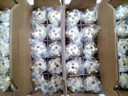 Εκλεπτυμένο κομμάτι τρυπανιών κουμπιών βολφραμίου 7/11/12 βαθμού το καρβίδιο για το βράχο/τη μεταλλεία, ISO