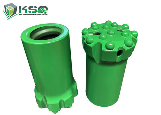 T51 89mm Button Drill Bit Tungsten Carbide / 14 κουμπιά με νήματα