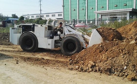Πορτοκάλι/λευκό μηχανών απορρίψεων έλξης φορτίων υπόγειας μεταλλείας/κίτρινος