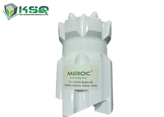Διαμέτρου 127mm T51 Retrac Button Bit Για κανονικό και ανάσυρση τύπου σώματος πώληση