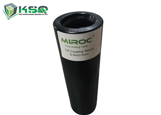 T45-210mm Στρογγυλή ράβδο γεώτρησης σε βράχο / εξόρυξη Συμπλέκτης μανίκι T38-190mm