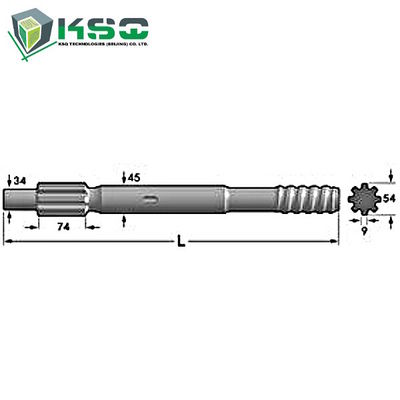 Προσαρμοστής COP1238 κνημών τρυπανιών Copco ατλάντων