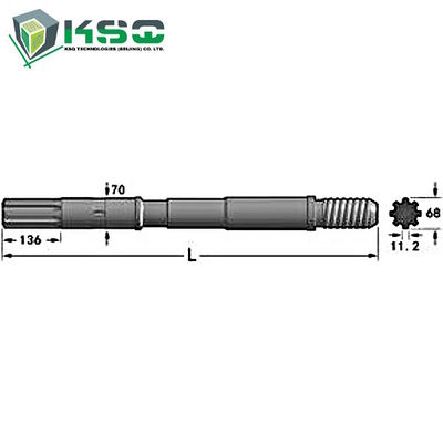 Προσαρμοστής COP2160EX, ΣΠΌΛΑ 4050EX, COP4050MUX κνημών τρυπανιών Copco ατλάντων
