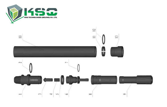 Εργαλεία διατρήσεων DTH για το σφυρί DTH345, δαχτυλίδι υπηρετών κομματιών DTH345-12