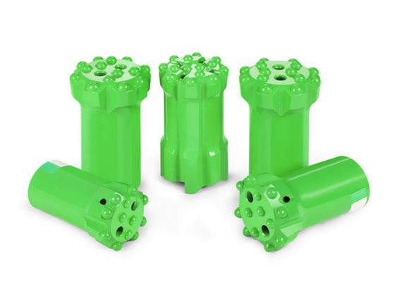 Το κομμάτι τρυπανιών χάλυβα υψηλού άνθρακα T45/πέρασε κλωστή στα κομμάτια κουμπιών 76mm για Longhole τη διάτρηση