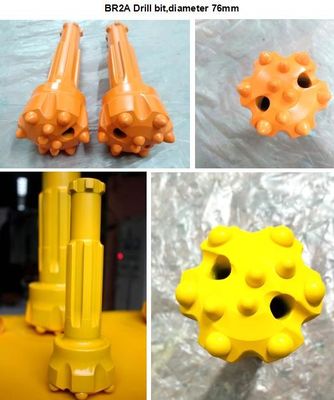 2» χαμηλό κομμάτι τρυπανιών νερού σειράς BR πίεσης αέρα κομματιών τρυπανιών βολφραμίου DTH