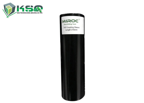 μανίκια συζεύξεων τρυπανιών διαμέτρων 33mm76mm για το βράχο/τη ράβδο τρυπανιών μεταλλείας, μαύρο χρώμα