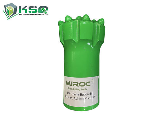 T38 κομμάτι τρυπανιών κουμπιών νημάτων καρβιδίου βολφραμίου σφυριών 64mm 89mm τοπ