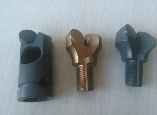 Υψηλή κνήμη αγκύρων δύο-φτερών PDC κομματιών τρυπανιών κουμπιών κάμπτοντας δύναμης για τον άνθρακα/τη μεταλλεία