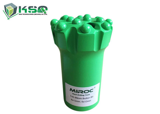 Βαλλιστικό/σφαιρικό T45 για τη μακροχρόνια τρύπα που τρυπά το κομμάτι τρυπανιών κουμπιών διαμέτρων 89mm με τρυπάνι